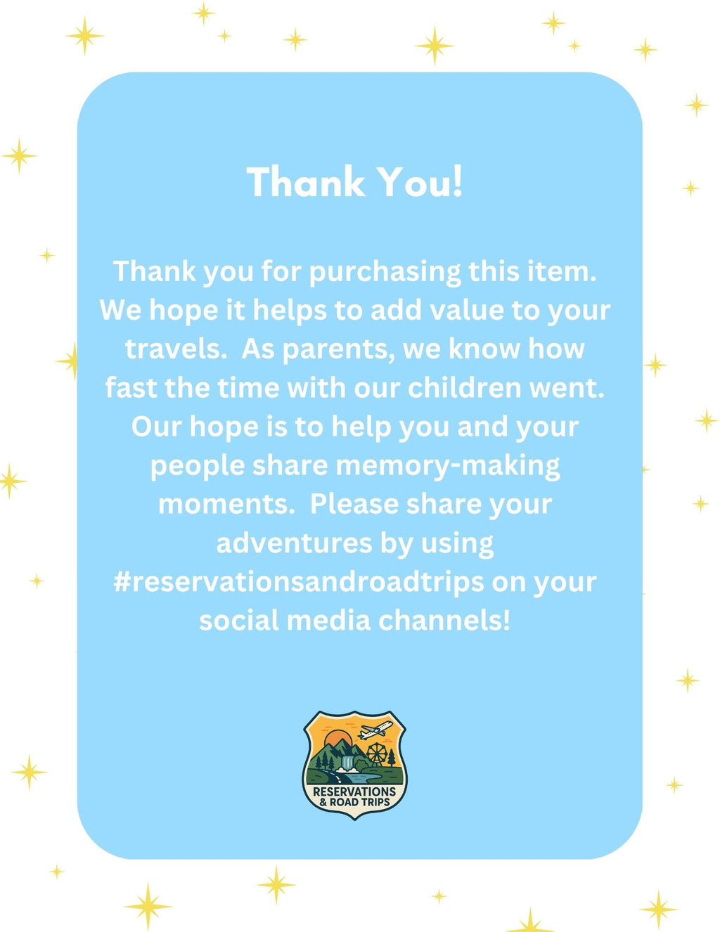 Disney Travel Journal