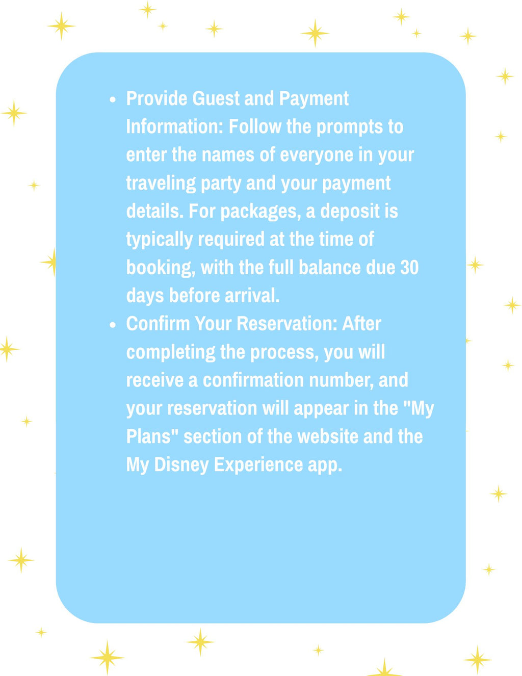 Disney Travel Helpful Hints