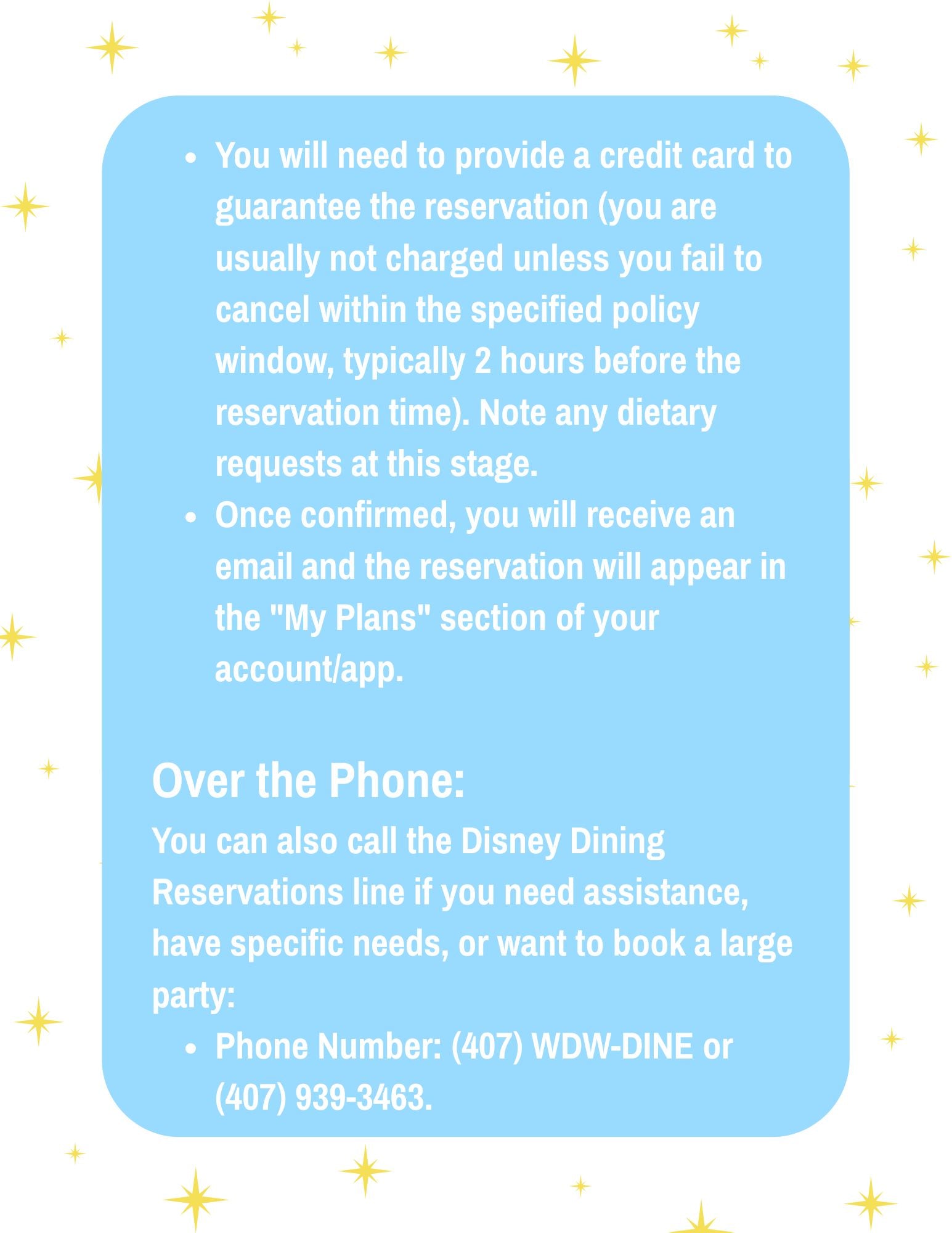 Disney Travel Helpful Hints