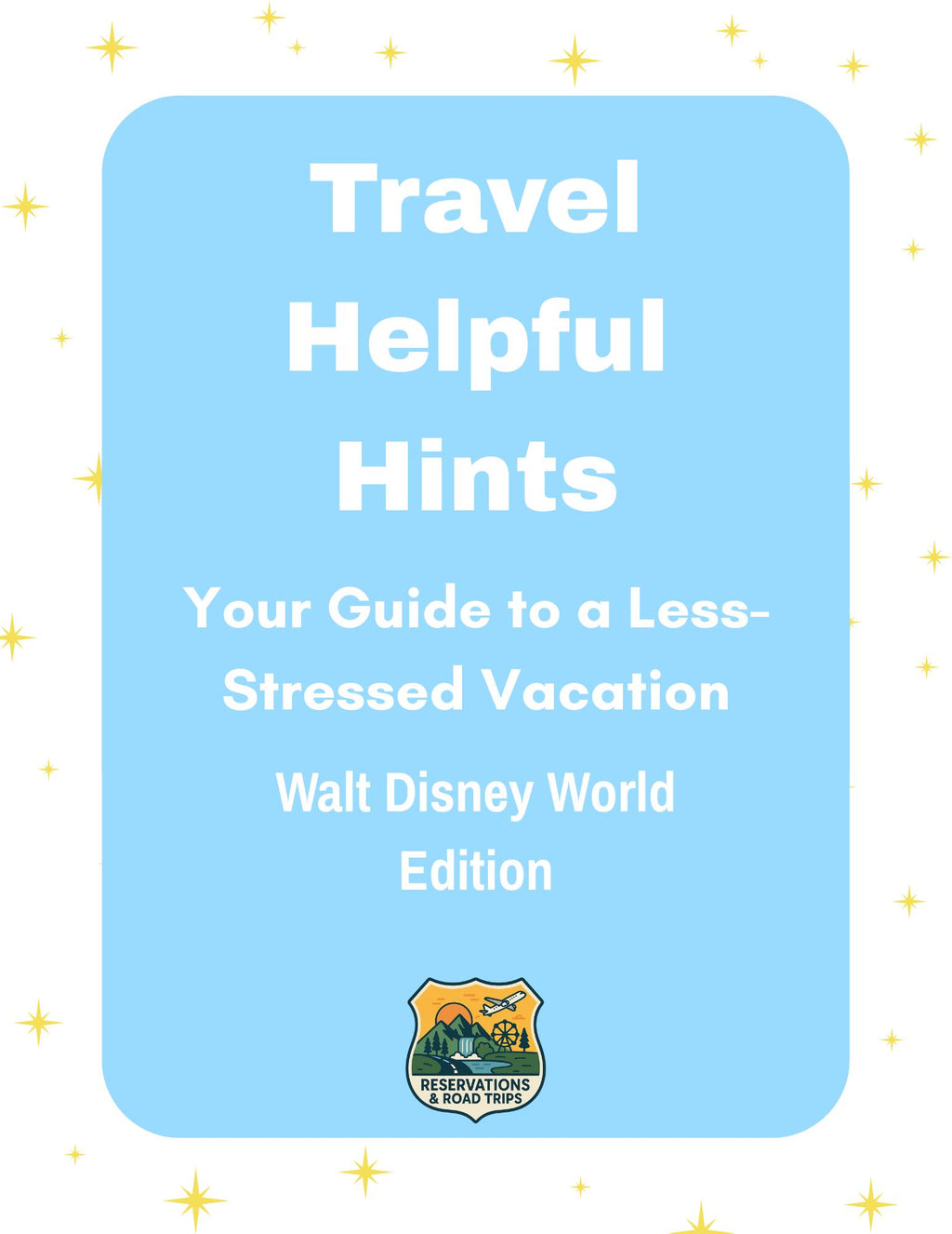 Disney Travel Helpful Hints