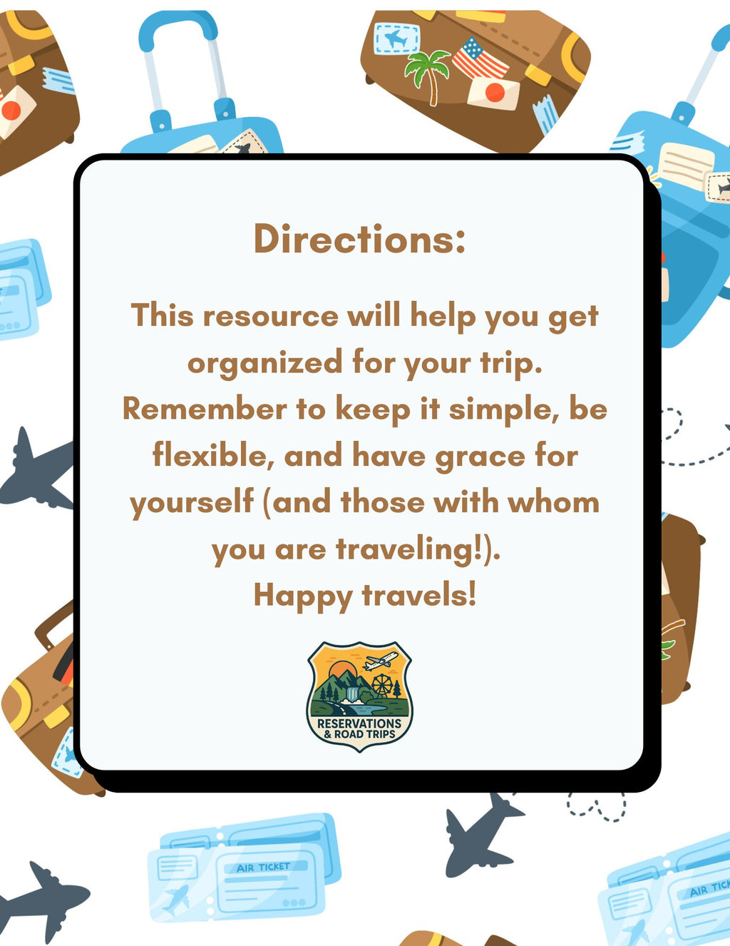 Travel Helpful Hints Guide