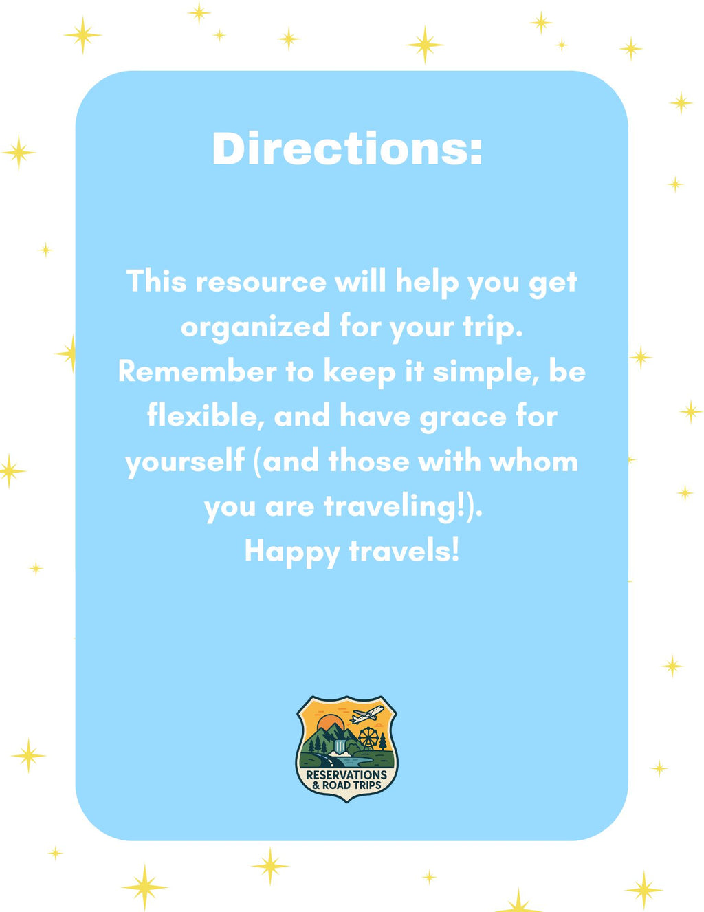 Disney Travel Helpful Hints