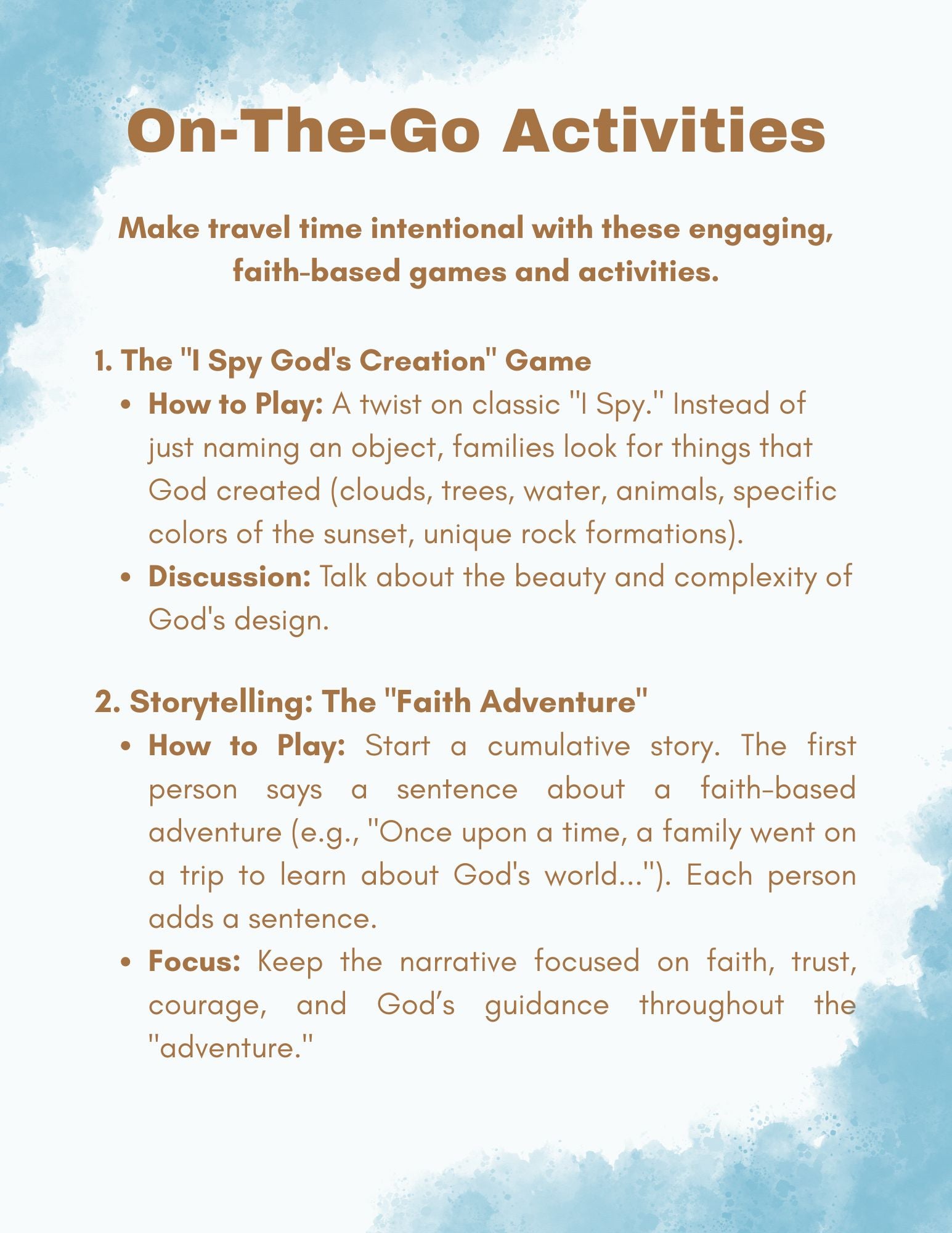 Travel Devotionals