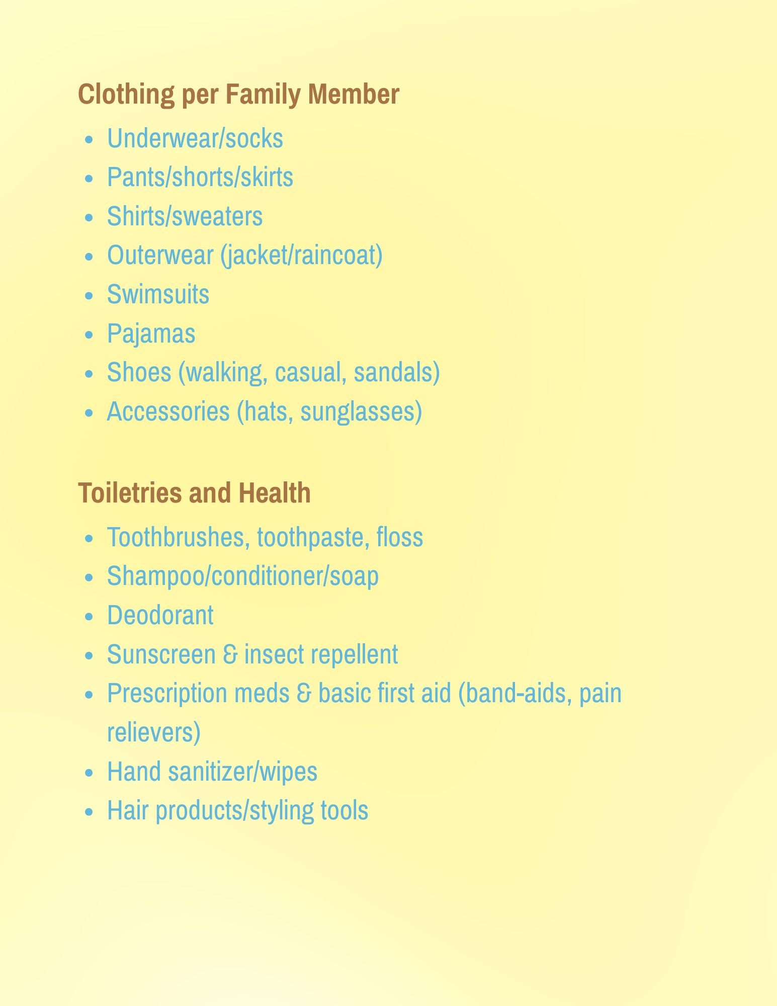 Travel Helpful Hints Guide